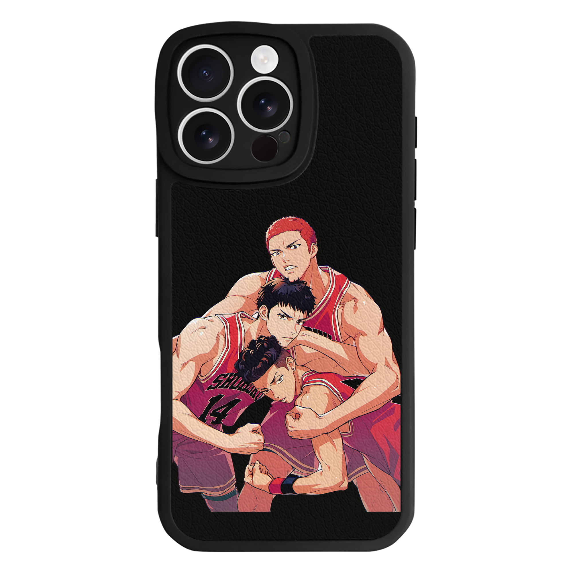 （画像用） SLAM DUNK／スラムダンク 【iPhone 16シリーズ対応】シリコンスマホケース（レザー調） 材質：シリコン
